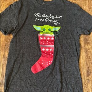 Star Wars Gray T-Shirt with Green and Red Design